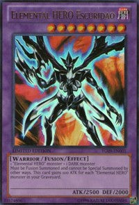 Elemental HERO Escuridao [YG09-EN001] Ultra Rare | Mindsight Gaming