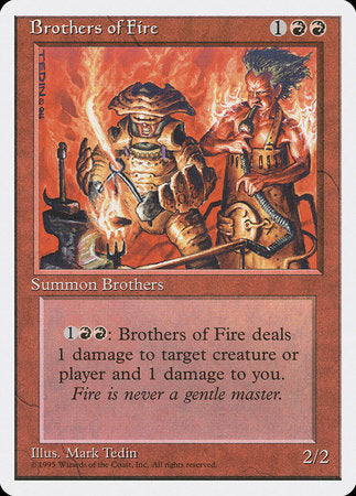 Brothers of Fire [Fourth Edition] | Mindsight Gaming