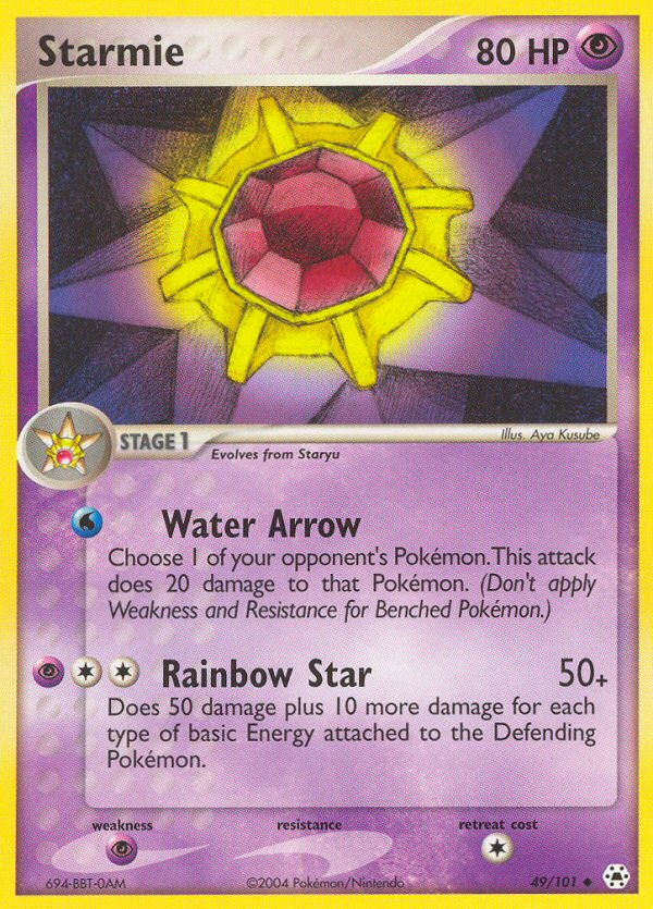 Starmie (49/101) [EX: Hidden Legends] | Mindsight Gaming