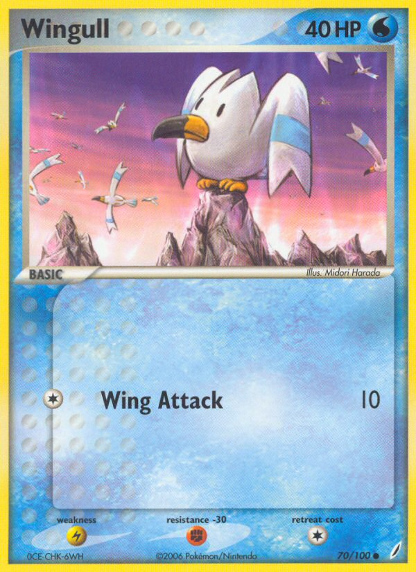 Wingull (70/100) [EX: Crystal Guardians] | Mindsight Gaming