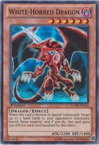 White-Horned Dragon [LCYW-EN164] Super Rare | Mindsight Gaming