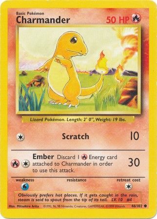 Charmander (46/102) [Base Set Unlimited] | Mindsight Gaming