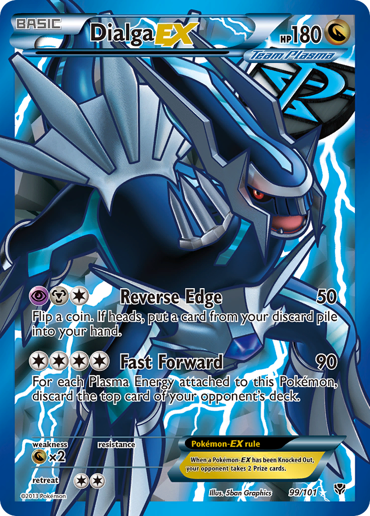 Dialga EX (99/101) [Black & White: Plasma Blast] | Mindsight Gaming