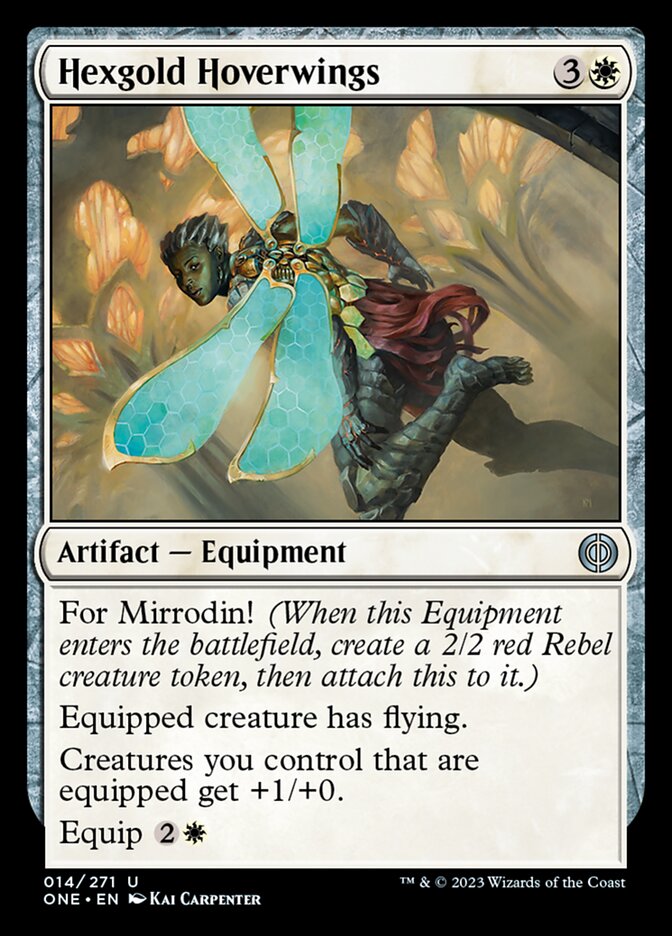 Hexgold Hoverwings [Phyrexia: All Will Be One] | Mindsight Gaming