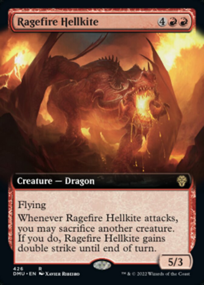 Ragefire Hellkite (Extended Art) [Dominaria United] | Mindsight Gaming