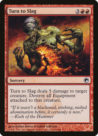 Turn to Slag [Scars of Mirrodin] | Mindsight Gaming