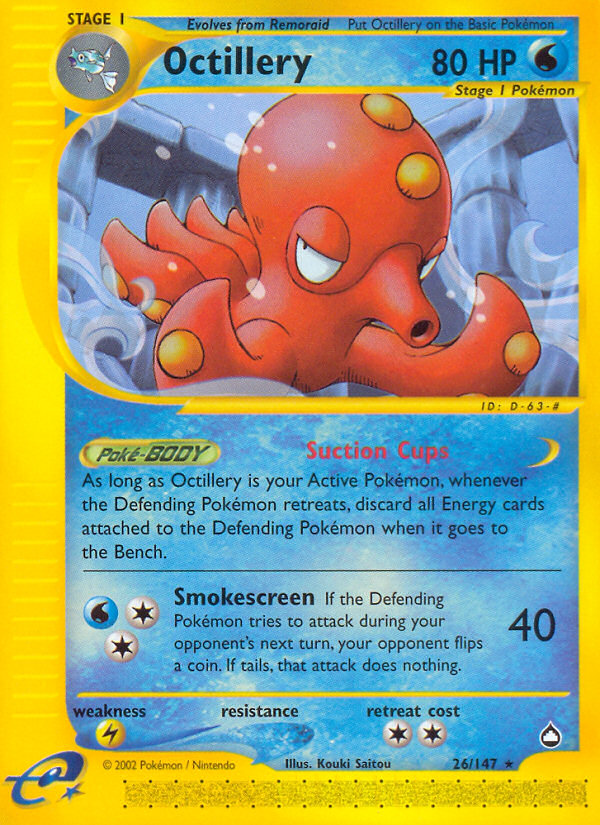 Octillery (26/147) [Aquapolis] | Mindsight Gaming