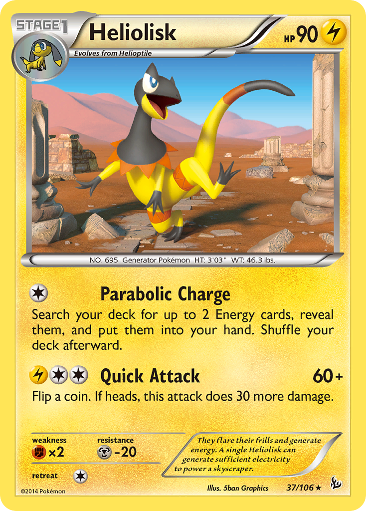 Heliolisk (37/106) [XY: Flashfire] | Mindsight Gaming