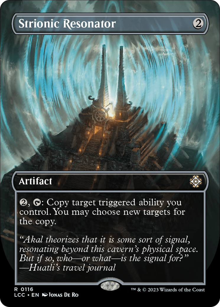 Strionic Resonator (Borderless) [The Lost Caverns of Ixalan Commander] | Mindsight Gaming