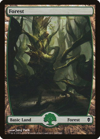 Forest (247) - Full Art [Zendikar] | Mindsight Gaming