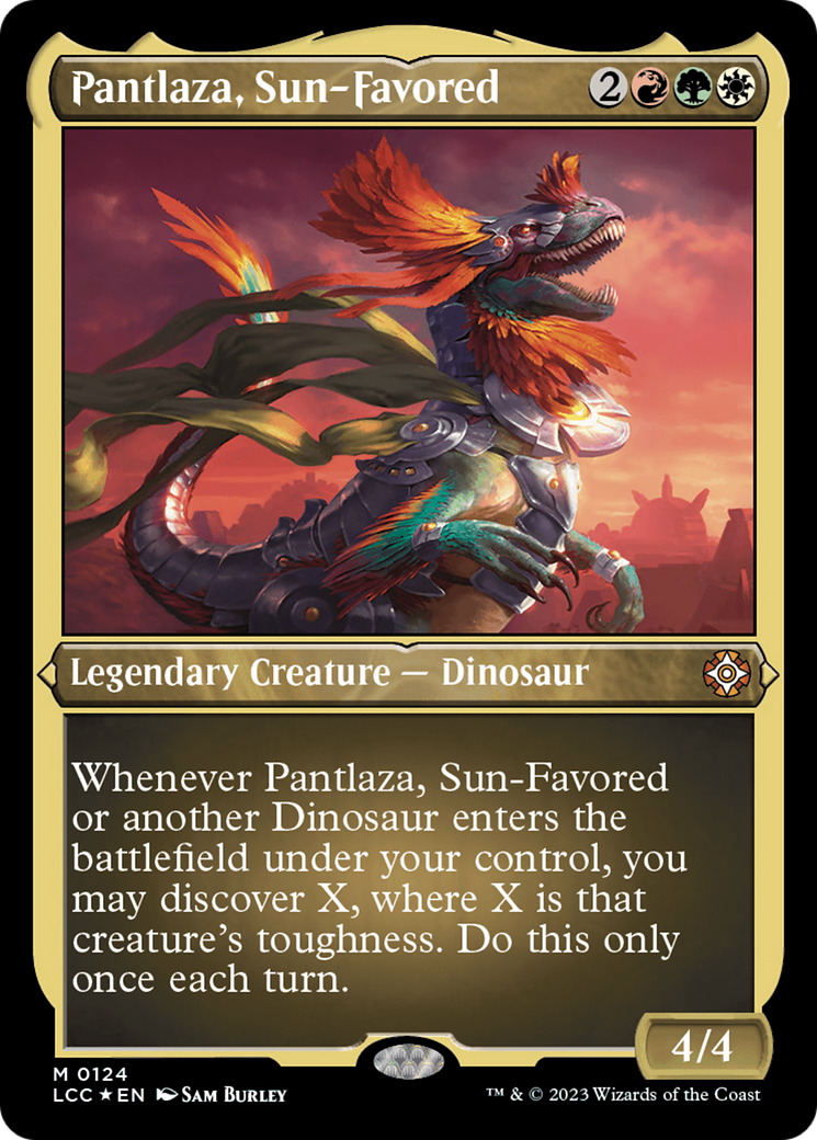 Pantlaza, Sun-Favored (Display Commander) [The Lost Caverns of Ixalan Commander] | Mindsight Gaming