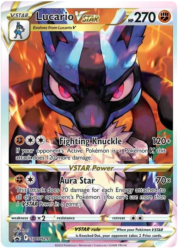 Lucario VSTAR (SWSH291) [Sword & Shield: Black Star Promos] | Mindsight Gaming