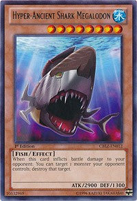 Hyper-Ancient Shark Megalodon [CBLZ-EN012] Rare | Mindsight Gaming