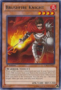 Brushfire Knight [CBLZ-EN037] Rare | Mindsight Gaming