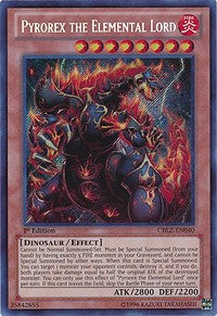 Pyrorex the Elemental Lord [CBLZ-EN040] Secret Rare | Mindsight Gaming