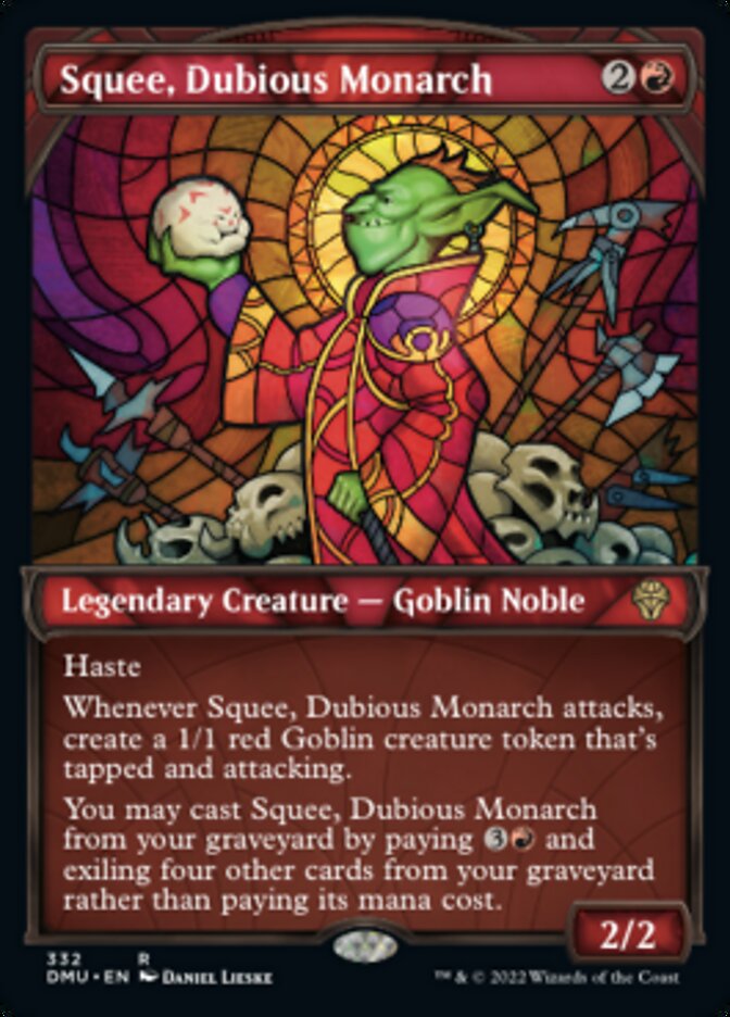 Squee, Dubious Monarch (Showcase Textured) [Dominaria United] | Mindsight Gaming