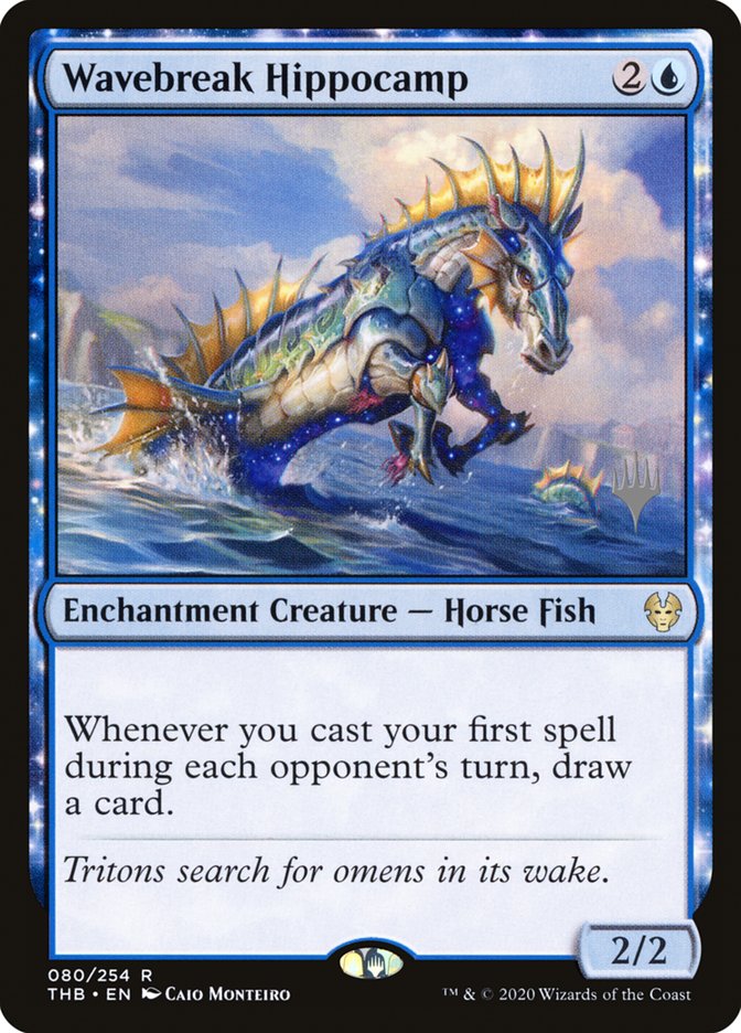 Wavebreak Hippocamp (Promo Pack) [Theros Beyond Death Promos] | Mindsight Gaming