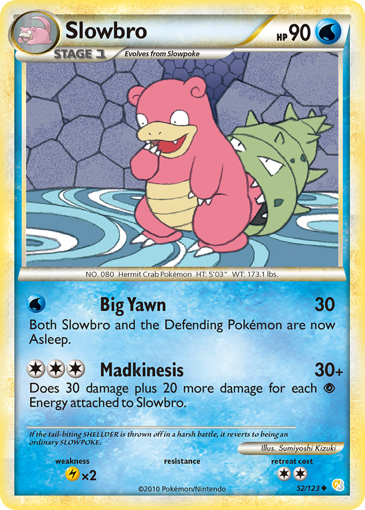 Slowbro (52/123) [HeartGold & SoulSilver: Base Set] | Mindsight Gaming