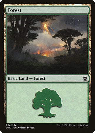 Forest (264) [Dragons of Tarkir] | Mindsight Gaming