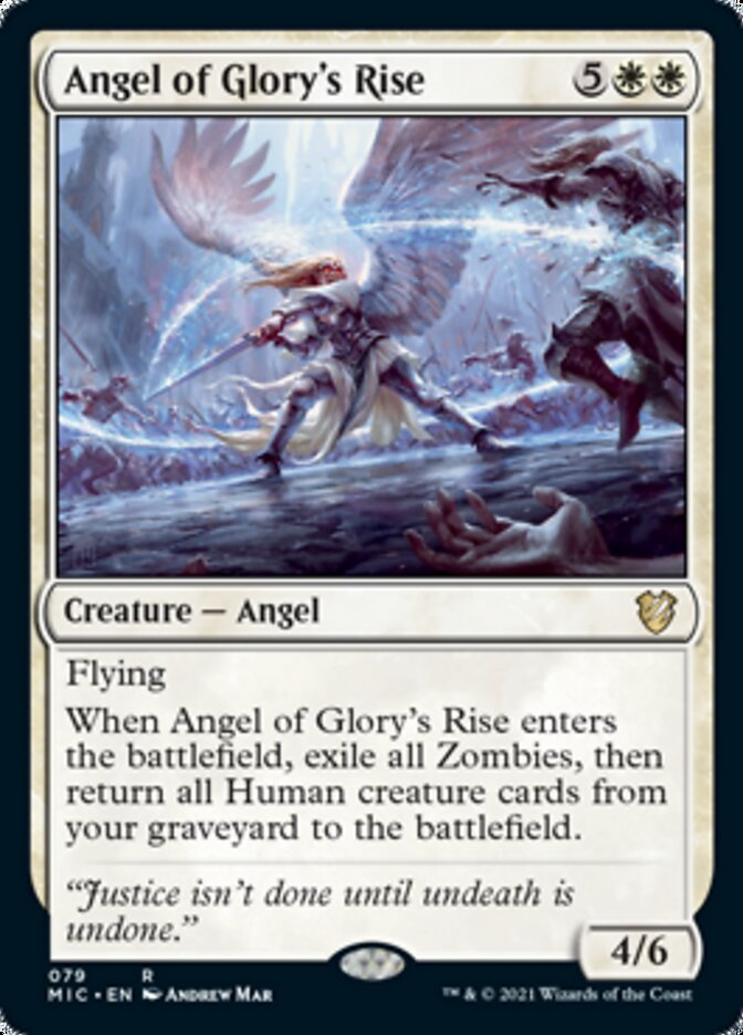 Angel of Glory's Rise [Innistrad: Midnight Hunt Commander] | Mindsight Gaming