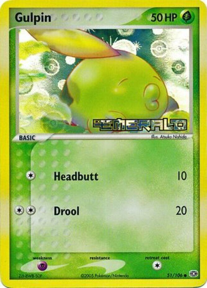 Gulpin (51/106) (Stamped) [EX: Emerald] | Mindsight Gaming