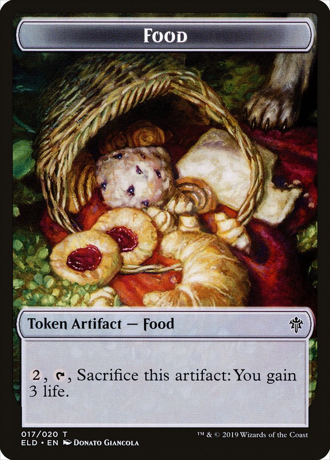 Food (017/020) [Throne of Eldraine Tokens] | Mindsight Gaming