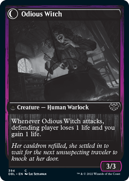 Ragged Recluse // Odious Witch [Innistrad: Double Feature] | Mindsight Gaming