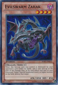 Evilswarm Zahak [HA07-EN012] Super Rare | Mindsight Gaming