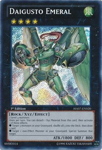 Daigusto Emeral [HA07-EN020] Secret Rare | Mindsight Gaming