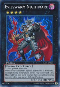 Evilswarm Nightmare [HA07-EN023] Super Rare | Mindsight Gaming