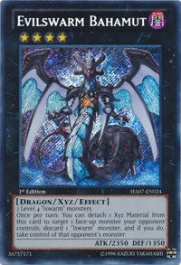 Evilswarm Bahamut [HA07-EN024] Secret Rare | Mindsight Gaming