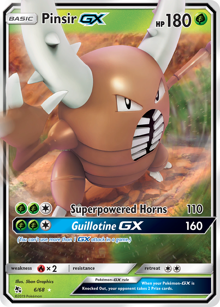 Pinsir GX (6/68) [Sun & Moon: Hidden Fates] | Mindsight Gaming