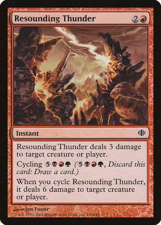 Resounding Thunder [Shards of Alara] | Mindsight Gaming