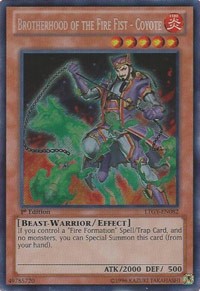 Brotherhood of the Fire Fist - Coyote [LTGY-EN082] Secret Rare | Mindsight Gaming