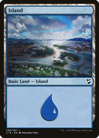 Island (298) [Commander 2018] | Mindsight Gaming