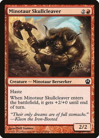 Minotaur Skullcleaver [Theros] | Mindsight Gaming