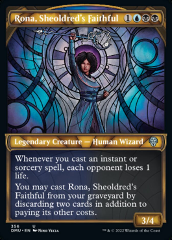 Rona, Sheoldred's Faithful (Showcase Textured) [Dominaria United] | Mindsight Gaming