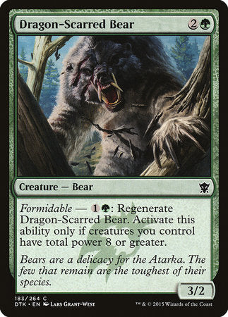 Dragon-Scarred Bear [Dragons of Tarkir] | Mindsight Gaming