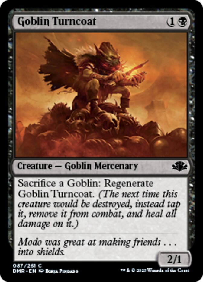 Goblin Turncoat [Dominaria Remastered] | Mindsight Gaming