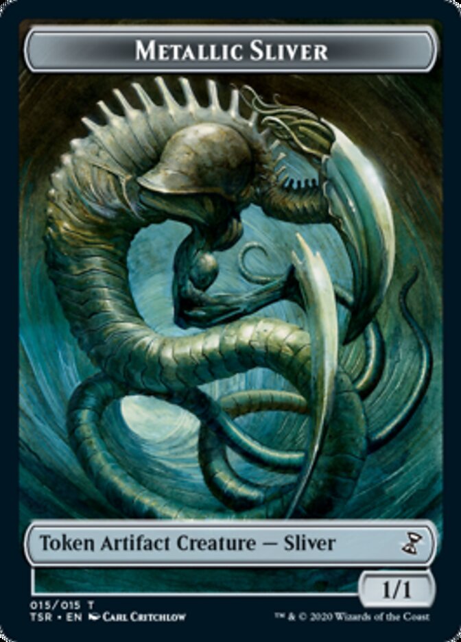 Metallic Sliver [Time Spiral Remastered Tokens] | Mindsight Gaming