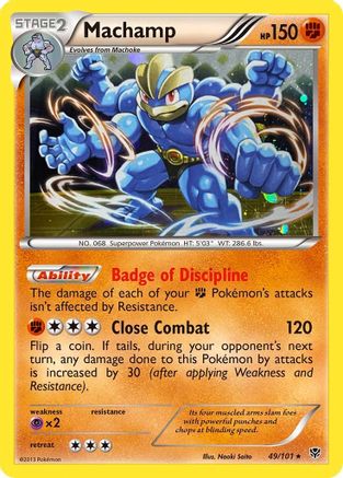 Machamp (49/101) (Cosmos Holo) [Black & White: Plasma Blast] | Mindsight Gaming