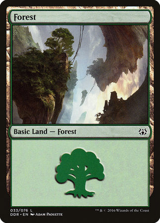 Forest (33) [Duel Decks: Nissa vs. Ob Nixilis] | Mindsight Gaming