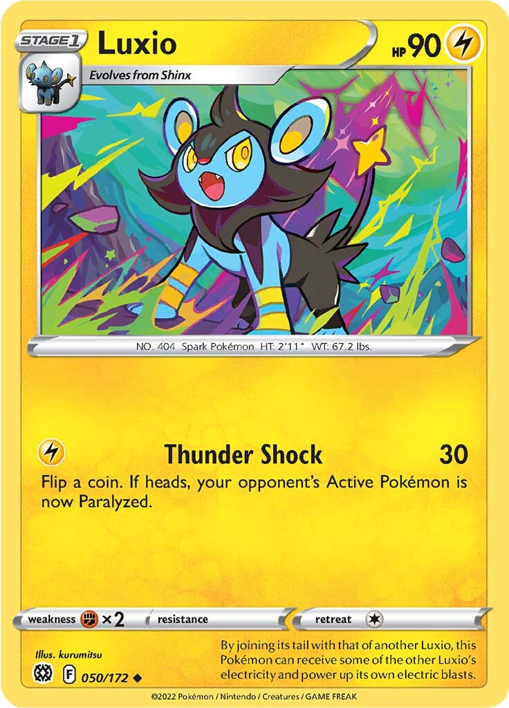 Luxio (050/172) [Sword & Shield: Brilliant Stars] | Mindsight Gaming