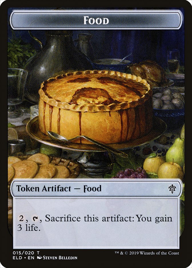 Food (015/020) [Throne of Eldraine Tokens] | Mindsight Gaming