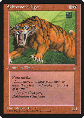 Sabretooth Tiger [Ice Age] | Mindsight Gaming