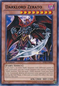 Darklord Zerato [BP02-EN060] Rare | Mindsight Gaming