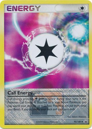 Call Energy (92/100) (League Promo) [Diamond & Pearl: Majestic Dawn] | Mindsight Gaming