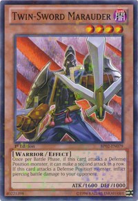 Twin-Sword Marauder [BP02-EN079] Mosaic Rare | Mindsight Gaming