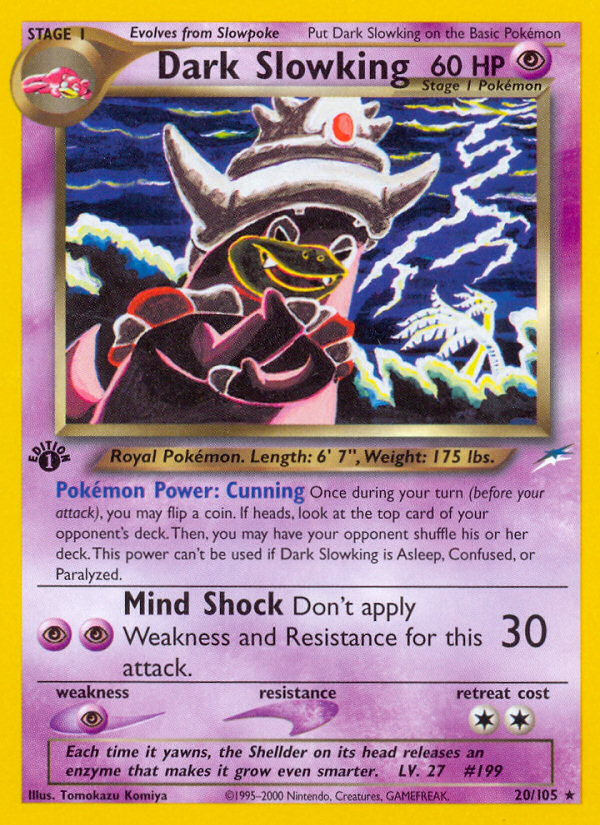 Dark Slowking (20/105) [Neo Destiny 1st Edition] | Mindsight Gaming