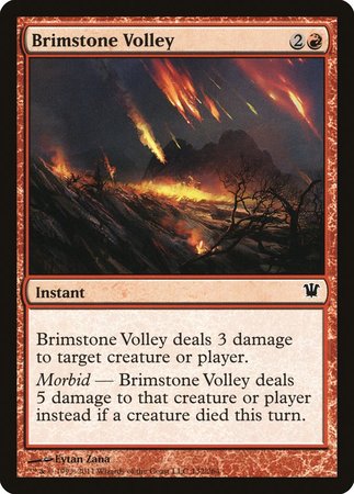 Brimstone Volley [Innistrad] | Mindsight Gaming